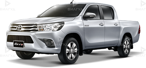 Установка защиты картера Toyota Hilux в Улан-Удэ